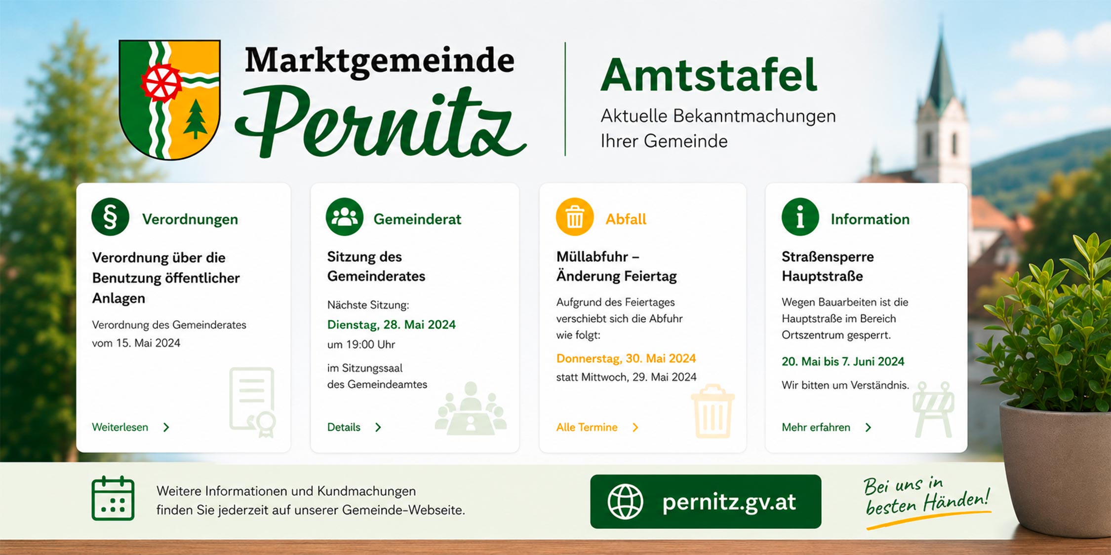 Digitale-Amtstafel